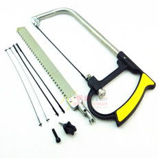 麥思德木工鋸這鋸弓灰色部分是什么材質 合金的 塑料的